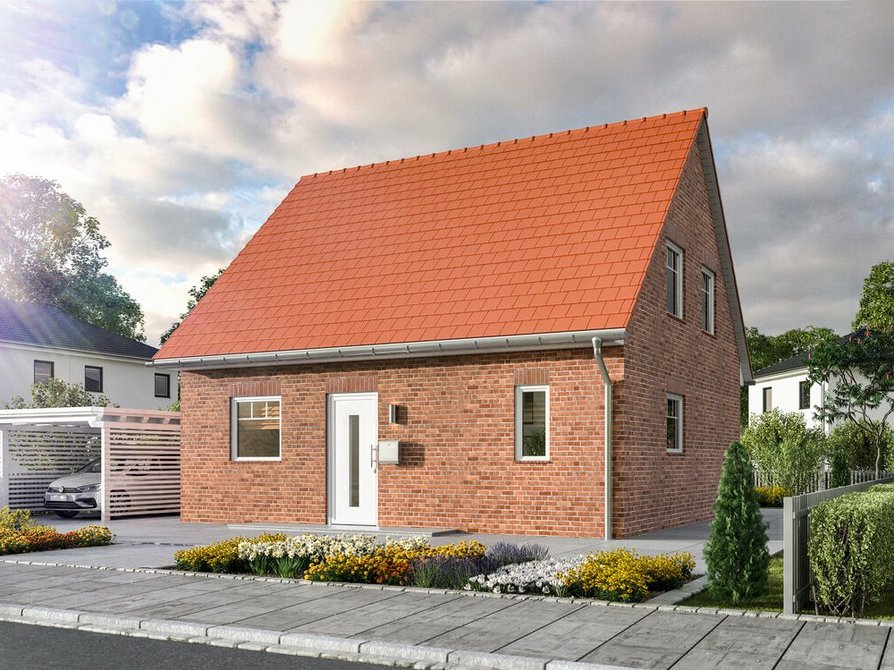 Das Flair 113 mit Blick von der Straße in den Eingangsbereich