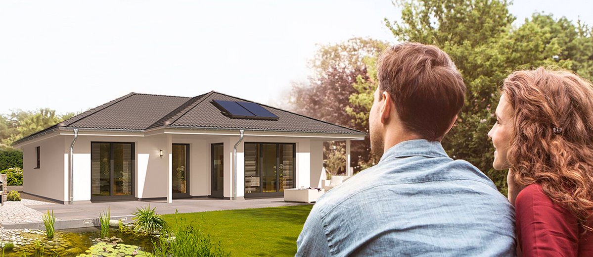 Zweifamilienhaus-Bungalow-128-Paar Bungalow 128m² mit Pärchen