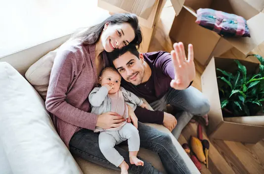 Glückliche Familie